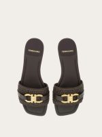 Ferragamo Flat slide with Gancini ornament - Image 2
